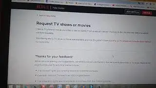 Shows I Requested On Netflix