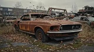 ASMR Car Restoration | Full Rebuild of 1969 Ford Mustang Boss 429 From Abandoned to Brand New
