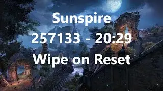 ESO - vSS Former World Record - 257133 20:29 - Wipe on Reset - Mk Spaulder Necromancer
