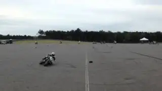 Tyler Scott Racer knee dragging drift