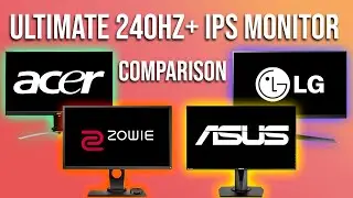 Три монитора IPS с частотой 240 Гц и выше против КОРОЛЯ! Лучшее сравнение мониторов с частотой 24...