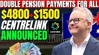 CENTRELINK ПОДТВЕРДИЛ ВЫПЛАТЫ ДВОЙНОЙ ПЕНСИИ ДЛЯ ВСЕХ АВСТРАЛИЙСКИХ ПЕНСИОНЕРОВ | $4800 + 1500!
