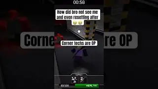 Corner teching in pwned 1400 #roblox