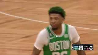 Insane Alley-Oop pass from Tatum to Smart!