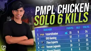 PMPL 9 KILLS CHICKEN DINNER | SOLO 6 KILLS | FSSteelshot | FutureStation