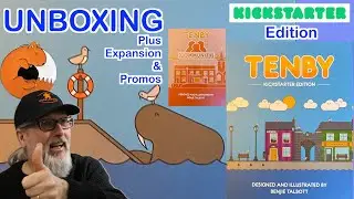 Tenby | Unboxing the Kickstarter Version of this wonderful Board Game | includes Expansion & Promos