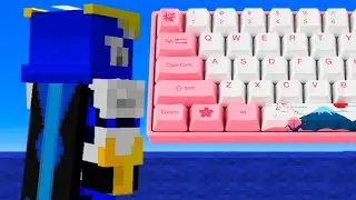BEDWARS COM MEU TECLADO DE 1000 REAIS
