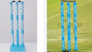 DIY VIVO cricket stumps making with chart paper