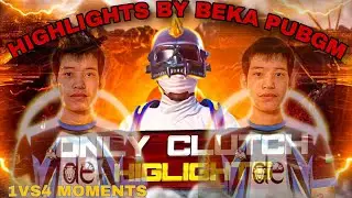 HIGHLIGHTS BY BEKA PUBGM 1VS4 Moments 😱|@BEKA PUBG MOBILE |#pubgmobile #highlights