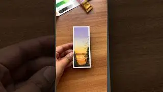 #shorts #arttutorial #easyart #trending #artoftheday #aesthetic #watercolor #bookmark #artwork #art