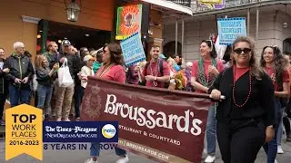 Broussard's Restaurant and Courtyard at New Orleans French Quarter Festival
