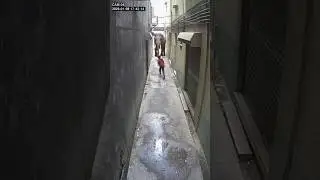 Elephant in the Narrow Street: Real CCTV Footage! 🐘🔥 #Elephant#Viral#CCTVFootage#Shorts#Trending#ai