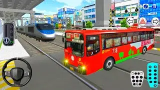 New Express Bus Vs Bullet Train - 3D Driving Class 2026 - 3D Driving Class Game - Car Game