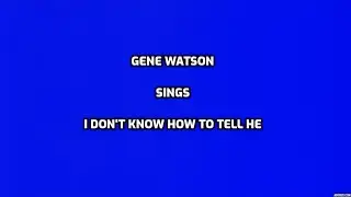 I Don't Know How To Tell Her,+OnScreen Lyrics - Gene Watson