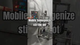 small mobile homogenizing mixer #machine #auto #mix #mixing #mixer #homogenizer #smallbusiness