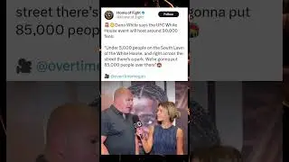 &ldquo;Dana White Plans UFC Event at the White House With 90,000 Fans 😱🔥&rdquo; #ufc #mma #ufcfighter