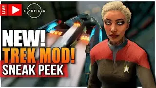 STARFIELD - NEW Trek Ships - Space Stations And More! #starfield #SistaCitizen