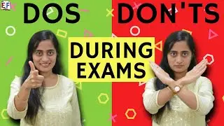 Dos and Don'ts Before Exams | Board Exams 2020