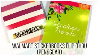 Walmart Planner Stickers Flip-Thru| Affordable Stickers: Pen & Gear