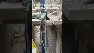 How to remove a load bearing wall | RSJ Installation | Beam installation