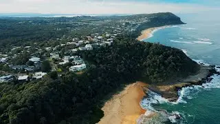 Wamberal Beach  Australia Drone footage