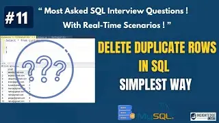 How to remove Duplicate Data in SQL | SQL Query to remove duplicate | InsightEdge Labs