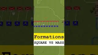 Formations SQUARE VS MASS! #saviori #history #lines_of_battle #games #gaming #vs
