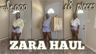 ZARA SPRING/SUMMER TRY ON HAUL .. 18 ITEMS LATER!!!!!
