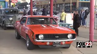 Video: Vintage cars roll through Tulsa as part of Route 66 centennial caravan