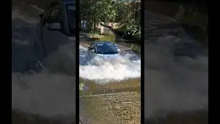 Not So Smart&hellip;😂🤦🏻&zwj;♂️ #TooFast #SmartCar #RiverCrossing #Fails #Crazy #Smart #UK #Stuck #Notts #Fyp