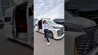 Magnificent! Toyota Hiace 6-seater with toilet #toyota #hiace #customhiace #customtoyota #toyotabus