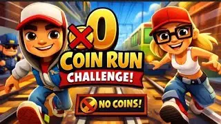 No Coins Challenge In Subwaysuffer Game #Subwaysurf #Subwayshorts #Shortsfees
