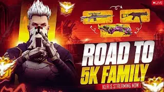 FREEFIRE LIVE TELUGU || KLA IS IN LIVE || 1V3 GUILD TRAILS|| 4VS4 WITH YOUR SQUAD||