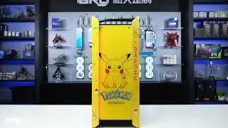 「BRO」4K ASUS ROG Strix Helios PC Build Pikachu .华硕太阳神分体水冷皮卡丘装机#GX601#pikachu #pokemon