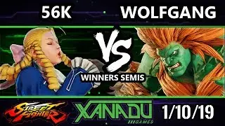 F@X 284 SFV - 56k (Karin) Vs. Wolfgang (Blanka) Street Fighter V Winners Semis