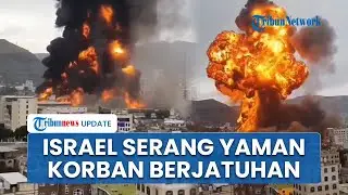 Israel Bombardir Ibu Kota Yaman, Istana Presiden hingga Pembangkit Listrik Milik Houthi Meledak