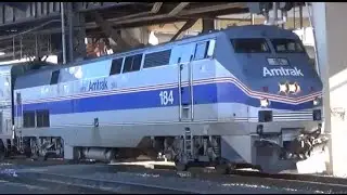 Amtrak Phase IV Heritage Unit 184 in Portland - Empire Builder 8/28
