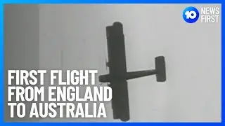 Vickers Vimy Plane Takes On New Journey | 10 News First