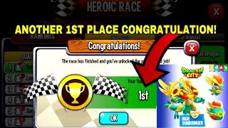 ANOTHER 1ST PLACE WIN! CLAIMING HIGH SUNBRINGER DRAGON IN DRAGON CITY!