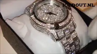 NEW ICED OUT BREITLING STYLE WATCH!