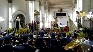 Himno al Resucitado de Mula en el Real Monasterio de la Encarnación.