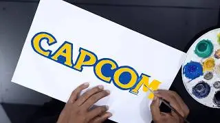 How to draw the Capcom logo