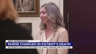 Nurse charged in patient's death
