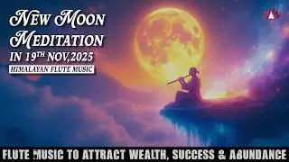 New Moon Meditation(November 2025), Flute Music to Attract Success & Wealth, Miracles Manifestation