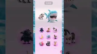 hyena + Shark animash gameplay #fypyoutube #games