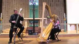 Lori Andrews, jazz harp and Bart Samolis, bass - 