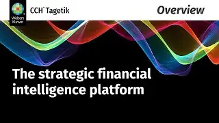 The CCH&reg; Tagetik strategic financial intelligence platform
