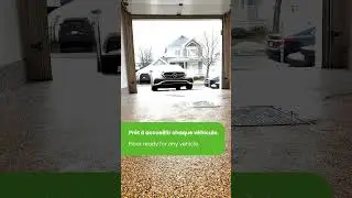 Un garage qui travaille aussi fort que vous. 🚗✨A garage floor that works as hard as you do.