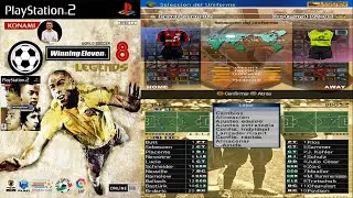 Winning Eleven 8 Legends: Leverkusen 2002 vs Dortmund 91&ndash;96 &ndash; Classic Bundesliga Match PS2 Gameplay