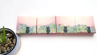 Belated Black Cat Day | EMBED  Gradient Landscape Cold Process (CP) Soap Making  | The Igorot Soaper